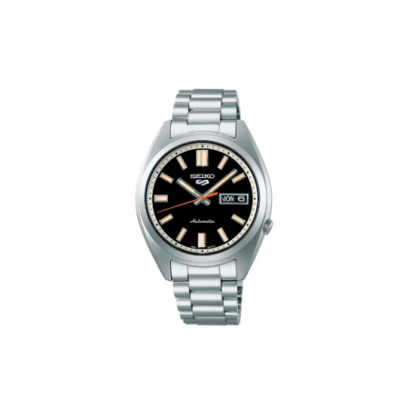 Reloj Seiko 5 Sports SNXS series SRPK89K1. Género: Mujer,Hombre. Material: Acero. Tamaño: De 32mm a 38mm. Correa: Acero. Color esfera: Negro. Estilo: Casual,Deportivo. Movimiento: Automático. Características técnicas: Hora y segundero,Calendario,Reserva de marcha