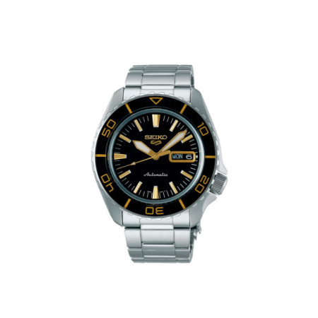 Reloj Seiko 5 Sports SKX series SRPK99K1. Género: Hombre. Material: Acero. Tamaño: De 39mm a 42mm. Correa: Acero. Color esfera: Negro. Estilo: Casual,Cocktail. Movimiento: Automático. Características técnicas: Hora y segundero,Calendario,Reserva de marcha