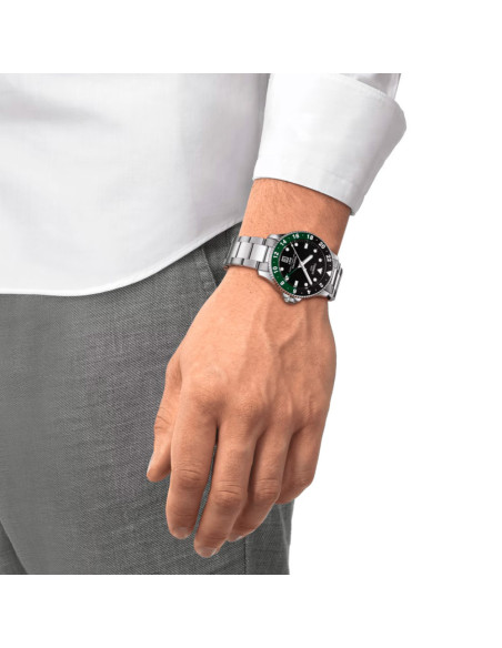 Reloj Tissot Seastar 1000 Quartz GMT T120.852.11.051.00