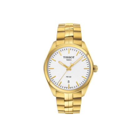 Reloj Tissot PR100 T101.410.33.031.00. Género: Hombre,Mujer. Material: Acero. Tamaño: De 39mm a 42mm. Correa: Acero. Color esfera: Plata. Estilo: Clásico. Movimiento: Cuarzo. Características técnicas: Calendario,Hora y segundero