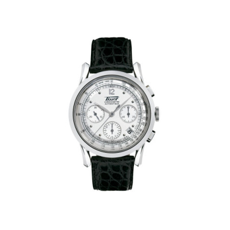 Reloj Tissot Heritage 150 Aniversario T66.1.722.31. Género: Hombre. Material: Acero. Tamaño: De 39mm a 42mm. Correa: Piel. Color esfera: Plata. Estilo: Clásico. Movimiento: Automático. Características técnicas: Hora y segundero,Calendario,Cronógrafo