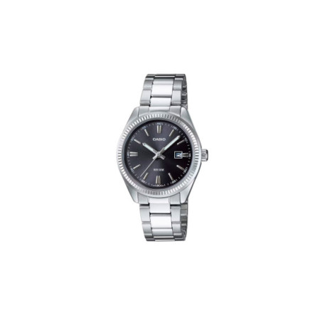Reloj Casio Timeless LTP-1302PD-1A1VEG. Género: Mujer,Niña,Niño. Material: Acero. Tamaño: Menos de 32mm. Correa: Acero. Color esfera: Negro. Estilo: Casual. Movimiento: Cuarzo. Características técnicas: Hora y segundero,Calendario