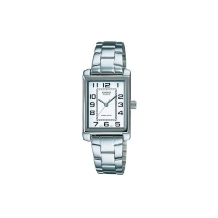 Reloj Casio Timeless LTP-1234PD-7BEG. Género: Mujer. Material: Acero. Tamaño: Menos de 32mm. Correa: Acero. Color esfera: Blanco. Estilo: Cocktail,Clásico. Movimiento: Cuarzo. Características técnicas: Hora y segundero