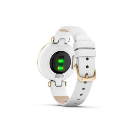 Reloj Garmin Lily 010-02384-B3. Género: Mujer. Material: Polímero reforzado. Tamaño: De 32mm a 38mm. Correa: Silicona. Color esfera: Otros. Estilo: Tecnológico,Casual. Movimiento: Cuarzo. Características técnicas: Digital,Multifunción