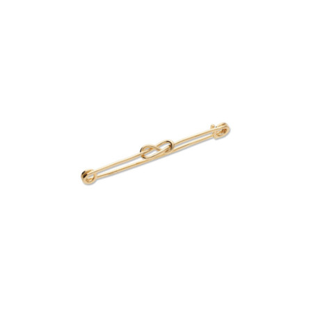 Alfiler Nudo Oro Amarillo. Género: Mujer,Hombre,Niña,Niño. Material: Oro amarillo. Piedras: Sin gemas
