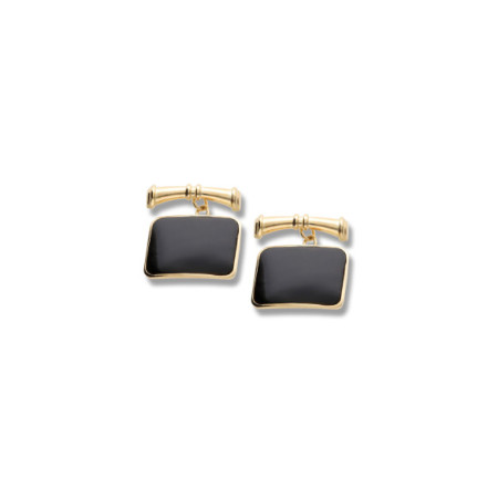 Gemelos Oro Amarillo Y Esmalte. Género: Hombre. Material: Oro amarillo. Piedras: Sin gemas