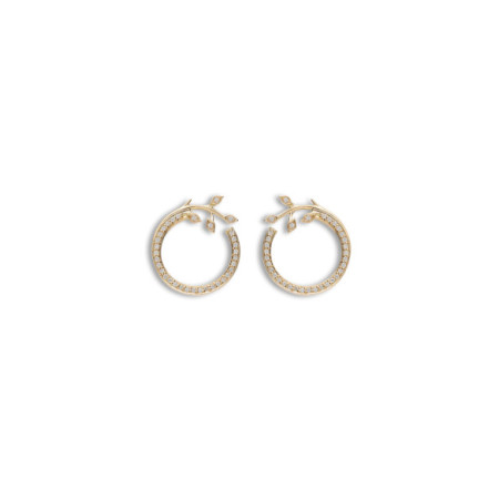 Pendientes Oro Amarillo Y Diamantes. Género: Mujer. Material: Oro amarillo. Piedras: Diamantes