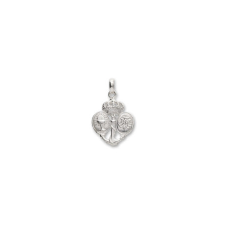 Colgante De Plata Escudo Esperanza De Triana. Género: Mujer,Hombre,Niña,Niño. Material: Plata. Piedras: Sin gemas