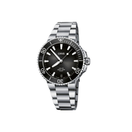 Reloj Oris Aquis Date Calibre 400 01 400 7769 4154-07 8 22 09PEB. Género: Mujer,Hombre. Material: Acero,Cerámica. Tamaño: De 39mm a 42mm. Correa: Acero. Color esfera: Gris. Estilo: Deportivo. Movimiento: Automático. Características técnicas: Hora y segundero,Calendario,Reserva de marcha