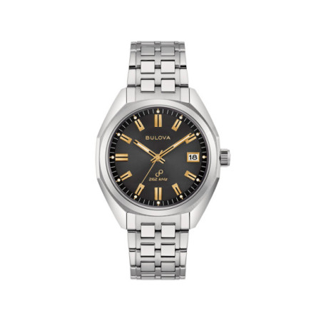 Reloj Bulova Precisionist Jet Star 96B415. Género: Hombre. Material: Acero. Tamaño: De 39mm a 42mm. Correa: Acero. Color esfera: Negro. Estilo: Casual. Movimiento: Cuarzo. Características técnicas: Hora y segundero,Calendario