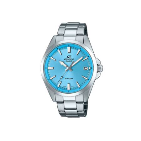 Reloj Casio Edifice EFV-100D-2BVUEF. Género: Mujer,Hombre. Material: Acero. Tamaño: De 39mm a 42mm. Correa: Acero. Color esfera: Azul. Estilo: Clásico. Movimiento: Cuarzo. Características técnicas: Hora y segundero,Calendario