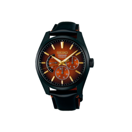 Reloj Seiko Presage Sharp Edged SPB329J1. Género: Hombre. Material: Acero. Tamaño: De 39mm a 42mm. Correa: Piel. Color esfera: Marrón. Estilo: Cocktail. Movimiento: Automático. Características técnicas: Hora y segundero,Calendario