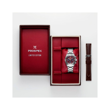 Reloj Seiko Prospex Speedtimer Solar Edición Limitada SSC953P1. Género: Hombre. Material: Acero. Tamaño: De 39mm a 42mm. Correa: Acero. Color esfera: Otros. Estilo: Deportivo. Movimiento: Solar. Características técnicas: Hora y segundero,Calendario,Cronógrafo
