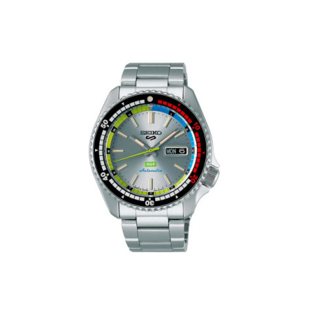 Reloj Seiko 5 Sports SKX series SRPL33K1. Género: Hombre. Material: Acero. Tamaño: De 39mm a 42mm. Correa: Acero. Color esfera: Gris. Estilo: Casual,Deportivo. Movimiento: Automático. Características técnicas: Hora y segundero,Calendario,Reserva de marcha
