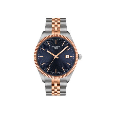 Reloj Tissot Ballade 40mm T156.410.22.041.00. Género: Hombre. Material: Acero. Tamaño: De 39mm a 42mm. Correa: Acero. Color esfera: Azul. Estilo: Clásico. Movimiento: Cuarzo. Características técnicas: Hora y segundero,Calendario