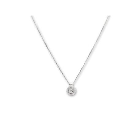Cadena-Colgante Oro Blanco Y Diamantes. Género: Mujer. Material: Oro blanco. Piedras: Diamantes