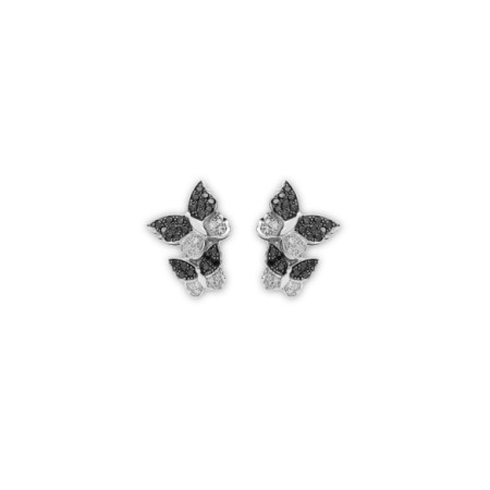 Pendientes Oro Blanco Y Diamantes. Género: Mujer. Material: Oro blanco. Piedras: Diamantes