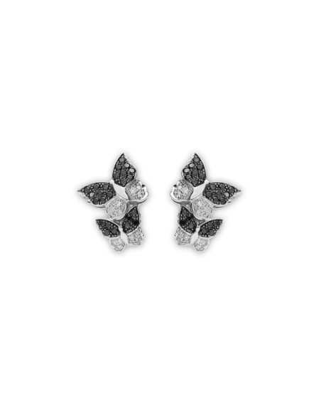 Pendientes Oro Blanco Y Diamantes