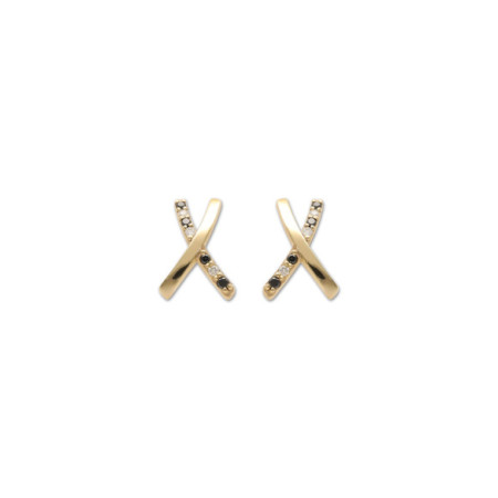 Pendientes Oro Amarillo Y Diamantes. Género: Mujer. Material: Oro amarillo. Piedras: Diamantes
