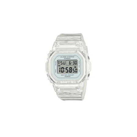 Reloj Casio Baby-G BGD-565S-7ER. Género: Mujer. Material: Resina. Tamaño: De 32mm a 38mm. Correa: Resina. Color esfera: Blanco. Estilo: Casual. Movimiento: Cuarzo. Características técnicas: Digital