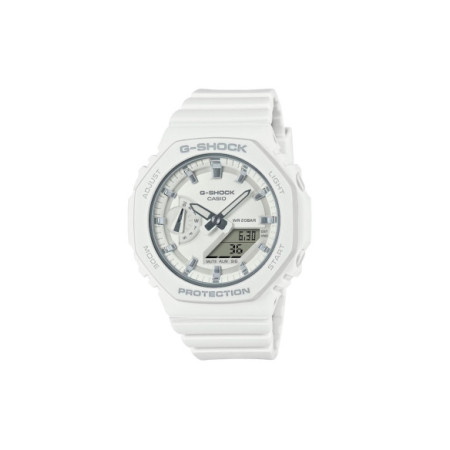 Reloj Casio G-Shock GMA-S2100-7AER. Género: Mujer,Hombre. Material: Resina. Tamaño: De 43mm a 46mm. Correa: Resina. Color esfera: Blanco. Estilo: Casual. Movimiento: Cuarzo. Características técnicas: Digital,Multifunción