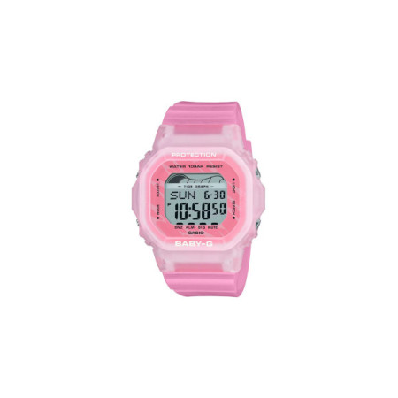 Reloj Casio Baby-G BLX-565S-4ER. Género: Mujer. Material: Resina. Tamaño: De 32mm a 38mm. Correa: Resina. Color esfera: Rosa. Estilo: Casual. Movimiento: Cuarzo. Características técnicas: Hora y segundero,Calendario,Digital