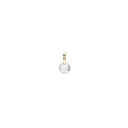 Colgante Oro Amarillo Y Cristal De Roca. Género: Mujer. Material: Oro amarillo. Piedras: Otras gemas