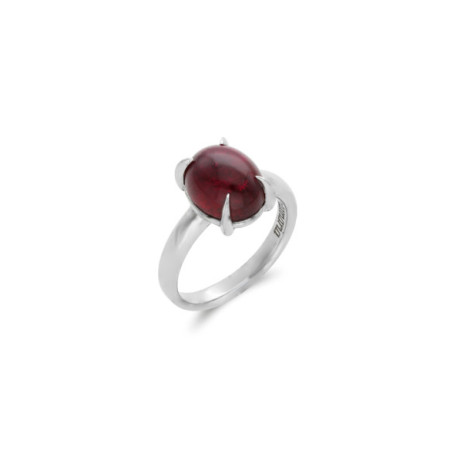 Anillo Plata Y Turmalina. Género: Mujer. Material: Plata. Piedras: Turmalinas
