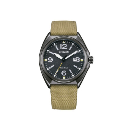 Reloj Citizen Military AW1575-08E. Género: Hombre. Material: Acero. Tamaño: De 39mm a 42mm. Correa: Nato. Color esfera: Negro. Estilo: Casual. Movimiento: Eco Drive. Características técnicas: Hora y segundero,Calendario,Reserva de marcha