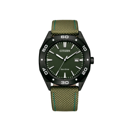 Reloj Citizen Active Sport BM7635-01X. Género: Hombre. Material: Acero. Tamaño: De 39mm a 42mm. Correa: Nato. Color esfera: Verde. Estilo: Deportivo. Movimiento: Eco Drive. Características técnicas: Hora y segundero,Calendario,Reserva de marcha