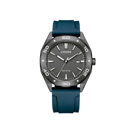Reloj Citizen Active Sport BM7638-02H. Género: Hombre. Material: Acero. Tamaño: De 39mm a 42mm. Correa: Silicona. Color esfera: Gris. Estilo: Deportivo. Movimiento: Eco Drive. Características técnicas: Hora y segundero,Calendario,Reserva de marcha