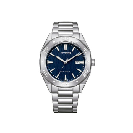 Reloj Citizen Active Sport BM7631-52L. Género: Hombre. Material: Acero. Tamaño: De 39mm a 42mm. Correa: Acero. Color esfera: Azul. Estilo: Deportivo. Movimiento: Eco Drive. Características técnicas: Hora y segundero,Calendario,Reserva de marcha