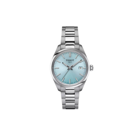 Reloj Tissot PR 100 34mm T150.210.11.351.00. Género: Mujer. Material: Acero. Tamaño: De 32mm a 38mm. Correa: Acero. Color esfera: Azul. Estilo: Casual. Movimiento: Cuarzo. Características técnicas: Hora y segundero,Calendario