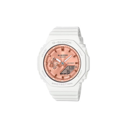 Reloj Casio G-Shock GMA-S2100MD-7AER. Género: Mujer. Material: Resina. Tamaño: De 43mm a 46mm. Correa: Resina. Color esfera: Rosa. Estilo: Deportivo. Movimiento: Cuarzo. Características técnicas: Hora y segundero,Calendario,Multifunción