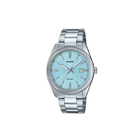 Reloj Casio Timeless MTP-1302PE-2AVEF. Género: Mujer,Hombre. Material: Acero. Tamaño: De 32mm a 38mm. Correa: Acero. Color esfera: Azul. Estilo: Clásico. Movimiento: Cuarzo. Características técnicas: Hora y segundero,Calendario