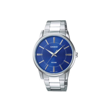 Reloj Casio Timeless MTP-1303PD-2AVEG. Género: Hombre. Material: Acero. Tamaño: De 39mm a 42mm. Correa: Acero. Color esfera: Azul. Estilo: Clásico. Movimiento: Cuarzo. Características técnicas: Hora y segundero