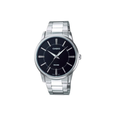 Reloj Casio Timeless MTP-1303PD-1AVEG. Género: Hombre. Material: Acero. Tamaño: De 39mm a 42mm. Correa: Acero. Color esfera: Negro. Estilo: Clásico. Movimiento: Cuarzo. Características técnicas: Hora y segundero
