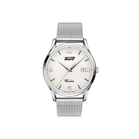 Reloj Tissot Heritage Visodate T118.410.11.277.00. Género: Hombre. Material: Acero. Tamaño: De 39mm a 42mm. Correa: Acero. Color esfera: Plata. Estilo: Clásico,Casual. Movimiento: Cuarzo. Características técnicas: Hora y segundero,Calendario