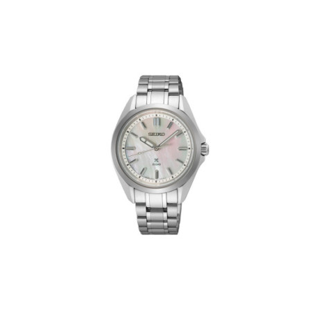 Reloj Seiko Prospex Mar SUR605J1. Género: Mujer. Material: Acero. Tamaño: De 32mm a 38mm. Correa: Acero. Color esfera: Nácar. Estilo: Deportivo,Cocktail,Clásico. Movimiento: Cuarzo. Características técnicas: Hora y segundero