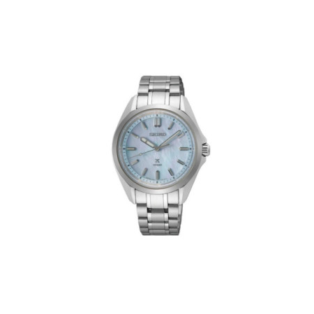 Reloj Seiko Prospex Mar SUR607J1. Género: Mujer. Material: Acero. Tamaño: De 32mm a 38mm. Correa: Acero. Color esfera: Nácar. Estilo: Deportivo,Cocktail,Clásico. Movimiento: Cuarzo. Características técnicas: Hora y segundero