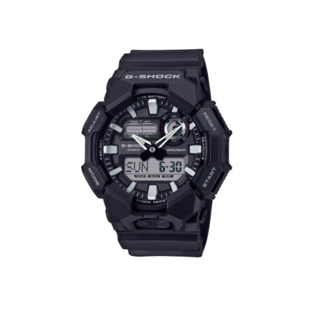 Reloj Casio G-Shock GA-010-1A1ER. Género: Hombre. Material: Resina. Tamaño: Más de 46mm. Correa: Resina. Color esfera: Negro. Estilo: Deportivo,Tecnológico. Movimiento: Cuarzo. Características técnicas: Digital,Multifunción