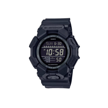 Reloj Casio G-Shock GD-010-1A1ER. Género: Hombre. Material: Resina. Tamaño: Más de 46mm. Correa: Resina. Color esfera: Negro. Estilo: Deportivo,Tecnológico. Movimiento: Cuarzo. Características técnicas: Digital,Multifunción