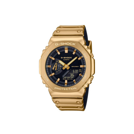 Reloj Casio G-Shock G-Steel GM-2100YMG-9AER. Género: Mujer,Hombre. Material: Acero,Resina. Tamaño: De 43mm a 46mm. Correa: Silicona. Color esfera: Plata. Estilo: Deportivo,Casual. Movimiento: Cuarzo. Características técnicas: Digital,Multifunción