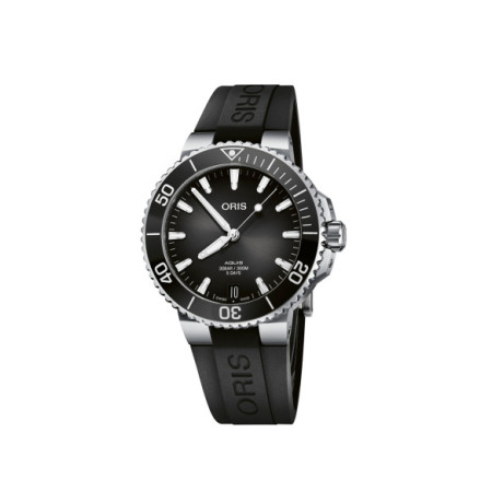 Reloj Oris Aquis Date Calibre 400 01 400 7769 4154-07 4 22 74FC. Género: Hombre. Material: Acero. Tamaño: De 39mm a 42mm. Correa: Caucho. Color esfera: Negro. Estilo: Deportivo. Movimiento: Automático. Características técnicas: Calendario,Hora y segundero