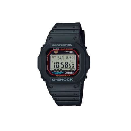 Reloj Casio G-Shock GW-M5610U-1ER. Género: Hombre. Material: Resina. Tamaño: De 43mm a 46mm. Correa: Resina. Color esfera: Negro. Estilo: Casual. Movimiento: Solar. Características técnicas: Digital,Multifunción