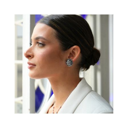 Pendientes Oro Blanco Y Zafiros. Género: Mujer. Material: Oro blanco. Piedras: Zafiros