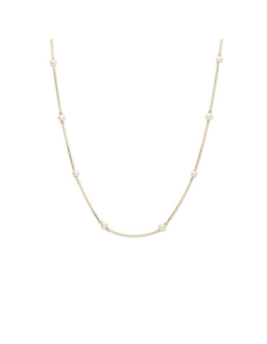 Gargantilla Oro Amarillo Y Perlas