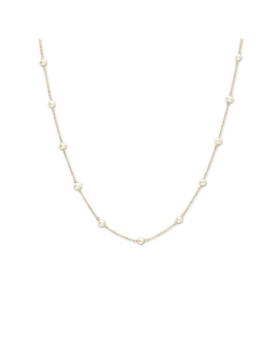 Gargantilla Oro Amarillo Y Perlas