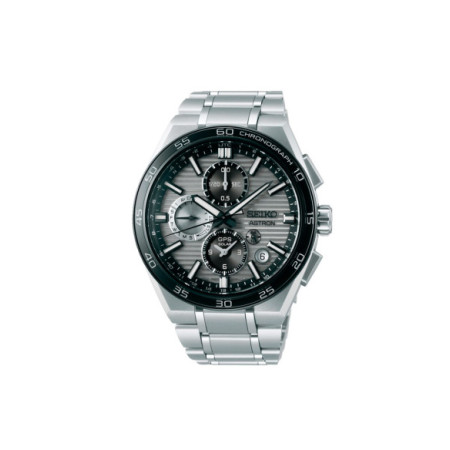 Reloj Seiko Astron SSH177J1. Género: Hombre. Material: Titanio. Tamaño: De 43mm a 46mm. Correa: Titanio. Color esfera: Gris. Estilo: Deportivo. Movimiento: Solar. Características técnicas: Hora y segundero,Cronógrafo,Calendario,Multifunción