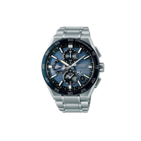 Reloj Seiko Astron SSH175J1. Género: Hombre. Material: Titanio. Tamaño: De 43mm a 46mm. Correa: Titanio. Color esfera: Azul. Estilo: Deportivo. Movimiento: Solar. Características técnicas: Hora y segundero,Cronógrafo,Calendario,Multifunción